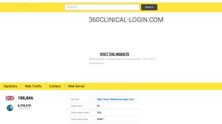 www.360clinical-login.com - 360º Clinical - 360clinical-login