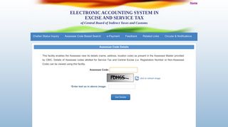 Assessee Code Based Search - easiest