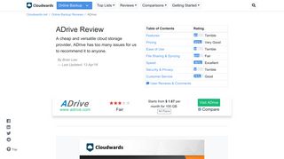 ADrive Review – Updated 2019 - Cloudwards.net