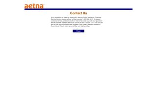 Contact Us:Aetna Evidence of Insurability
