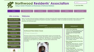 Northwood Residents' Association: Home