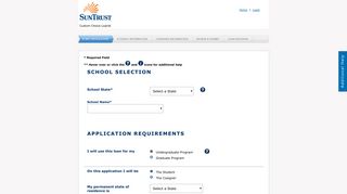 Help Topics - Student Loan Application