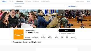 Amazon.com Careers and Employment | Indeed.com
