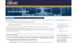 Basic Troubleshooting - Technical Help - LibGuides at American ...