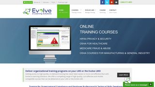 Evolve e-Learning Solutions: Online Training Courses