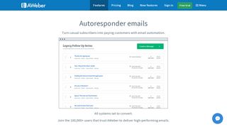 Email Autoresponder Software | AWeber Email Marketing