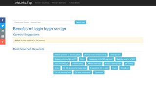 Benefits ml login login src lgo Search - InfoLinks.Top