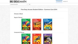 Free Easy Access Student Edition - Common Core 2014