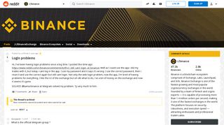 Login problems : binance - Reddit