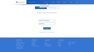Secure cPanel/Webmail Login - Bluehost