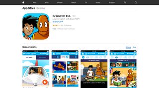 BrainPOP ELL on the App Store - iTunes - Apple