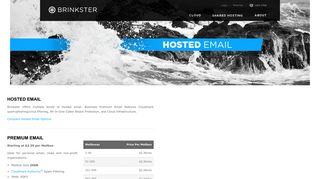 Brinkster Hosted Email