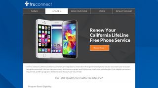Renew Your California LifeLine - TruConnect