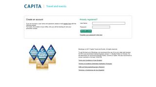 Log In - Capita Travel and Events