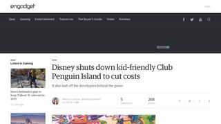 Disney shuts down kid-friendly Club Penguin Island to cut costs