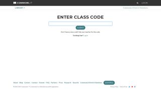 Enter Class Code - CommonLit | | Free Reading Passages and ...