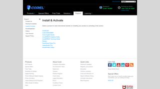 Install & Activate - Corel Corporation