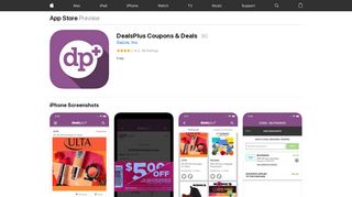 DealsPlus Coupons & Deals on the App Store - iTunes - Apple
