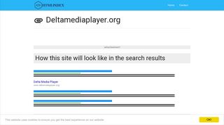 deltamediaplayer.org - Delta Media Player - HtmlIndex.tips