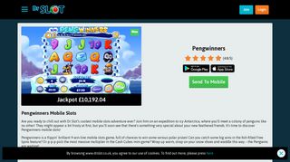 Pengwinners Mobile Slots - Exclusive to Dr Slot Mobile Casino