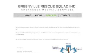 Services - Greenville Rescue Squad Inc.