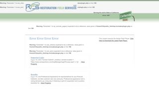 Page not found : Restoration Field Services