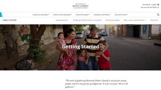 Getting Started - LDS.org