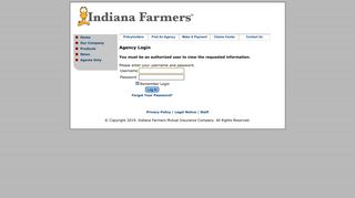Agency Login - Indiana Farmers Insurance