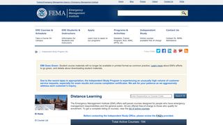 Independent Study Program - FEMA Training - FEMA.gov