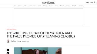 The Shutting Down of FilmStruck and the False Promise of Streaming ...