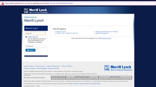 Merrill Lynch - Login - Merrill Lynch OnLine