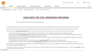 Save with the Fuel Rewards® Program | Shell United States - Shell Oil