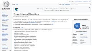 France Université Numérique - Wikipedia