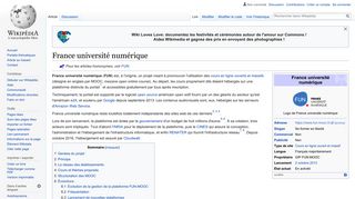France université numérique — Wikipédia
