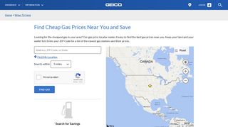 Find Cheap Gas Prices Near You And Save | GEICO