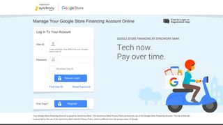 Manage Your Google Store Credit Card Account - Synchrony