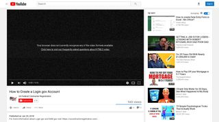 How to Create a Login.gov Account - YouTube