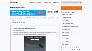 Reyrey Dealer Login - Your Ultimate Gateway to Login into any Website!