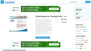 Visit Gtlfsonlinepay.com - Touchpay Portal.