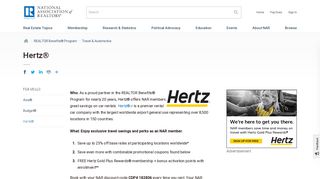 Hertz® | www.nar.realtor