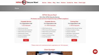Store - HIPAA Secure Now!