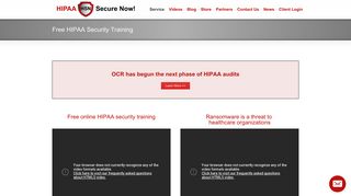 Free HIPAA Security Training - HIPAA Secure Now!