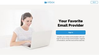Reliable Email Provider, Inbox Email & Resource Center | inbox.com