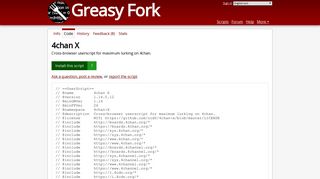 4chan X - Source code - Greasy Fork