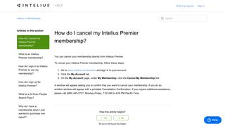 How do I cancel my Intelius Premier membership? – Intelius
