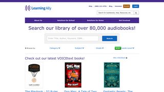 Learning Ally | Audiobooks - Browse Audiobooks - Audio Books