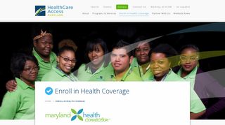Enroll in Health Coverage | HealthCare Access Maryland