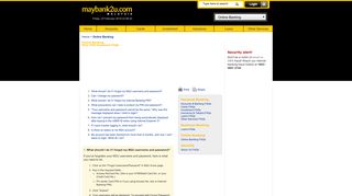 Online Banking - Maybank2u.com -