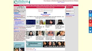 Best Muslim Login Page - BestMuslim.com