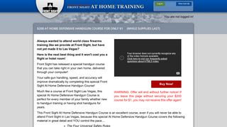 Front Sight At Home Training - Front Sight Firearms Training
